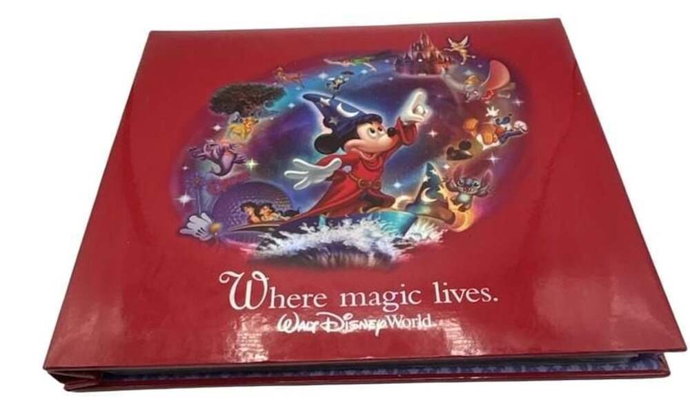 Walt Disney World Where Magic Lives Sorcerer Mickey Mouse Photo Album